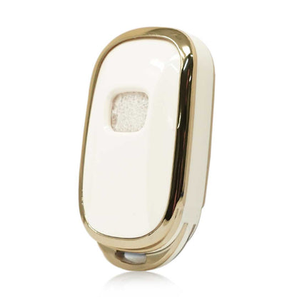 Honda HRV TPU Key Cover White Gold