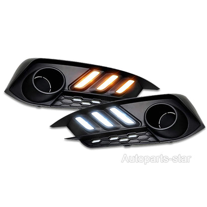 Honda Civic X Daytime Running Light Fog Lamp Covers