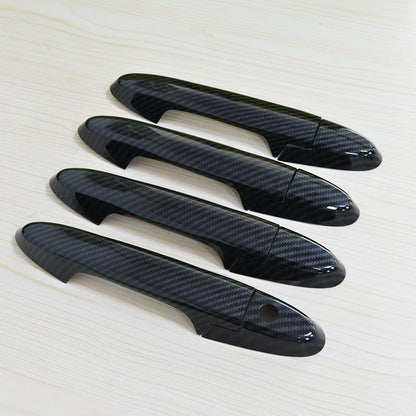 Honda City 2022 Carbon Fiber Door Handle-Door Carbon Fibre Handle Covers/Door Handle Carbon Fibre TrimTrim/Door Handle Cover